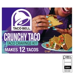 Taco Bell Ensemble à tacos fringales Taco Croustillant 260 g, 1,54 $/100g