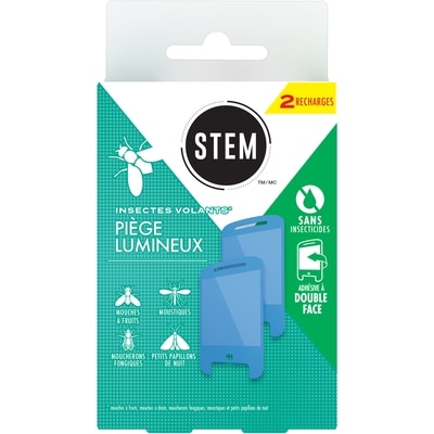 STEM Insectes volants Piège lumineux, Recharge 2 ea, 7,50 $/1ch