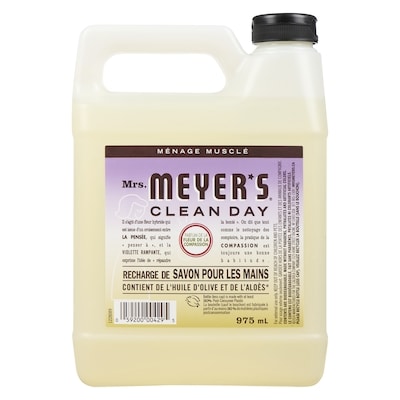 Mrs. Meyer’s Clean Day Recharge de savon à main, fleur de compassion 975 ml, 1,33 $/100ml