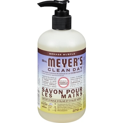 Mrs. Meyer’s Clean Day Savon pour les mains parfum de la fleurde la compassion 370 ml, 2,16 $/100ml