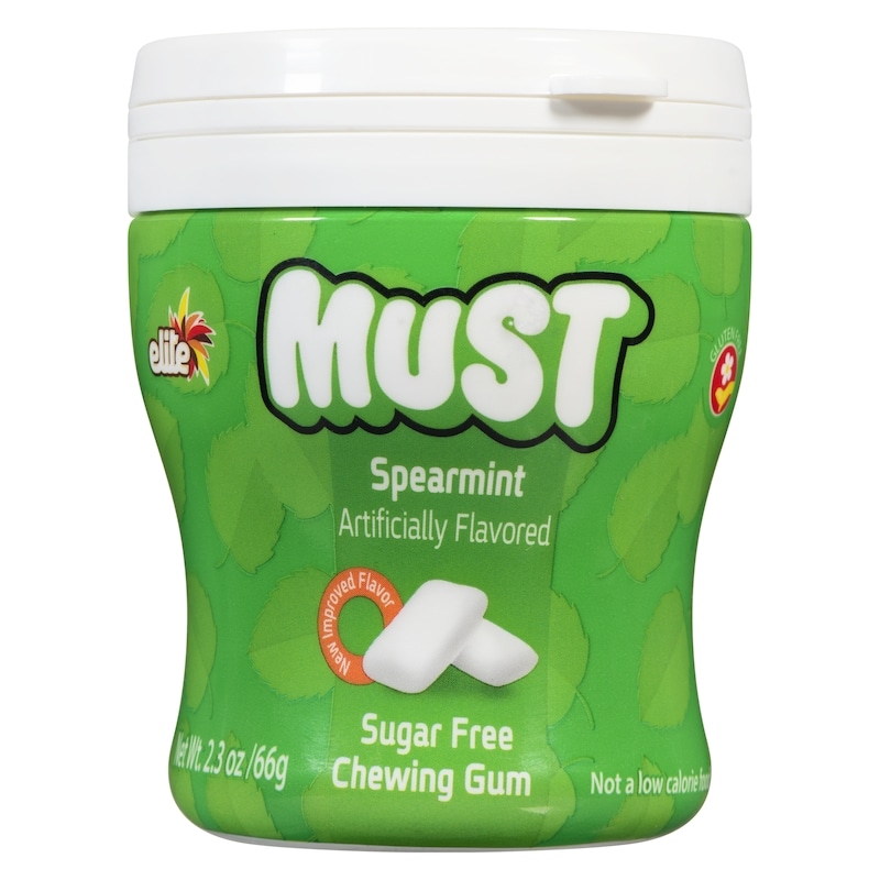 Must Sugar Free Chewing Gum Spearmint