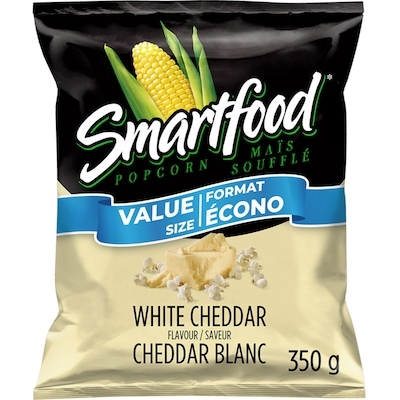 Smartfood White Cheddar flavour seasoned popcorn 350 g, $1.57/100g