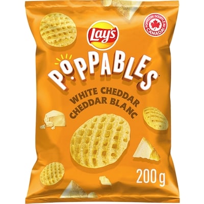 Lay's Poppables White Cheddar Flavoured Potato Snacks 200 g, $2.75/100g