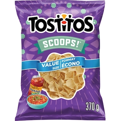 Tostitos Scoops! Tortilla Chips 370 g, $1.76/100g