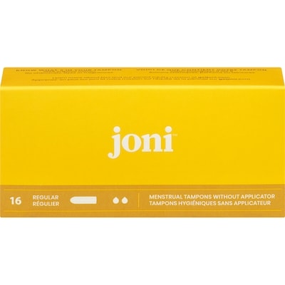 JONI Menstrual Tampons Without Applicator Regular 1 ea, $6.49/1ea