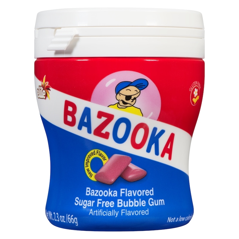 Bazooka Flavored Sugar Free Bubble Gum