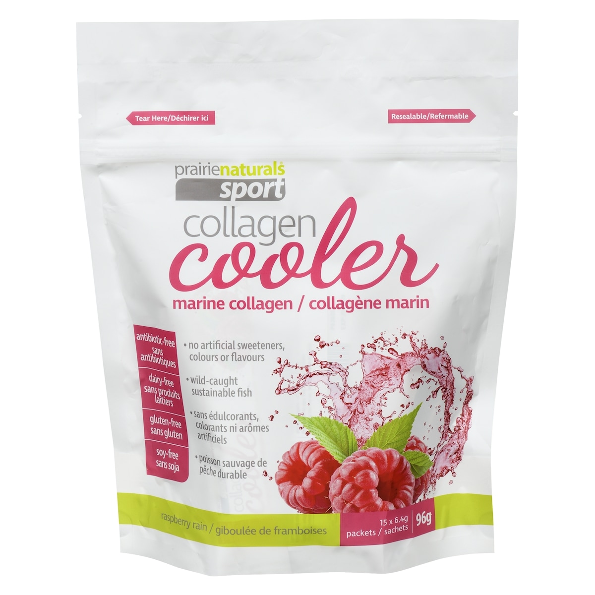 Prairienaturals Marine Collagen Collagen Cooler Raspberry Rain 96 g, $39.57/100g