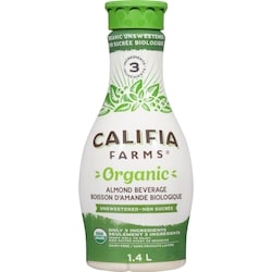 Almond Beverage Organic Unsweetened