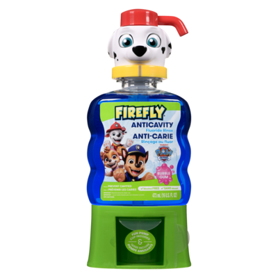 Firefly Paw Patrol Anticavity Fluoride Rinse, Bubble Gum 473 ml, $2.22/100ml