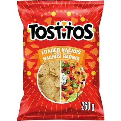Tostitos Loaded Nachos Flavour Tortilla Chips 260 g, $1.15/100g