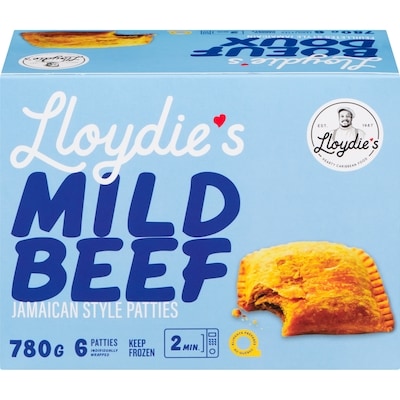 Lloydie's Jamaican Style Patties Mild Beef 6 ea, $1.08/1ea