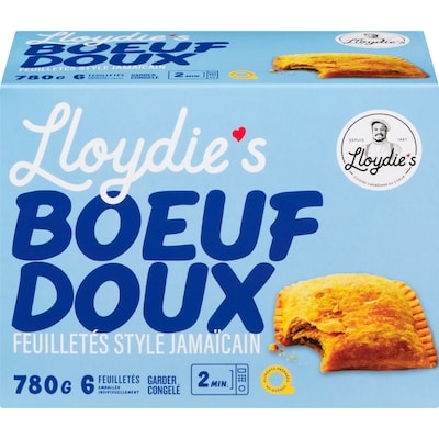 Lloydie's Feuilletés style jamaïcain boeuf doux 6 ea, 1,33 $/1ch