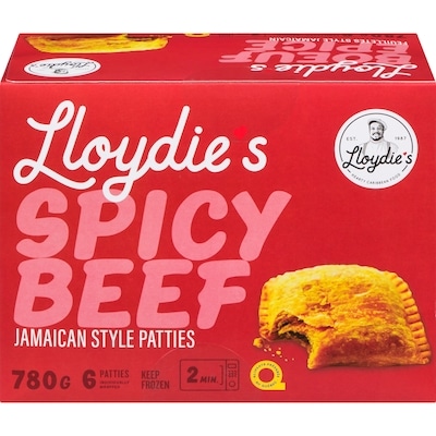Lloydie's Jamaican Style Patties Spicy Beef 6 ea, $1.33/1ea