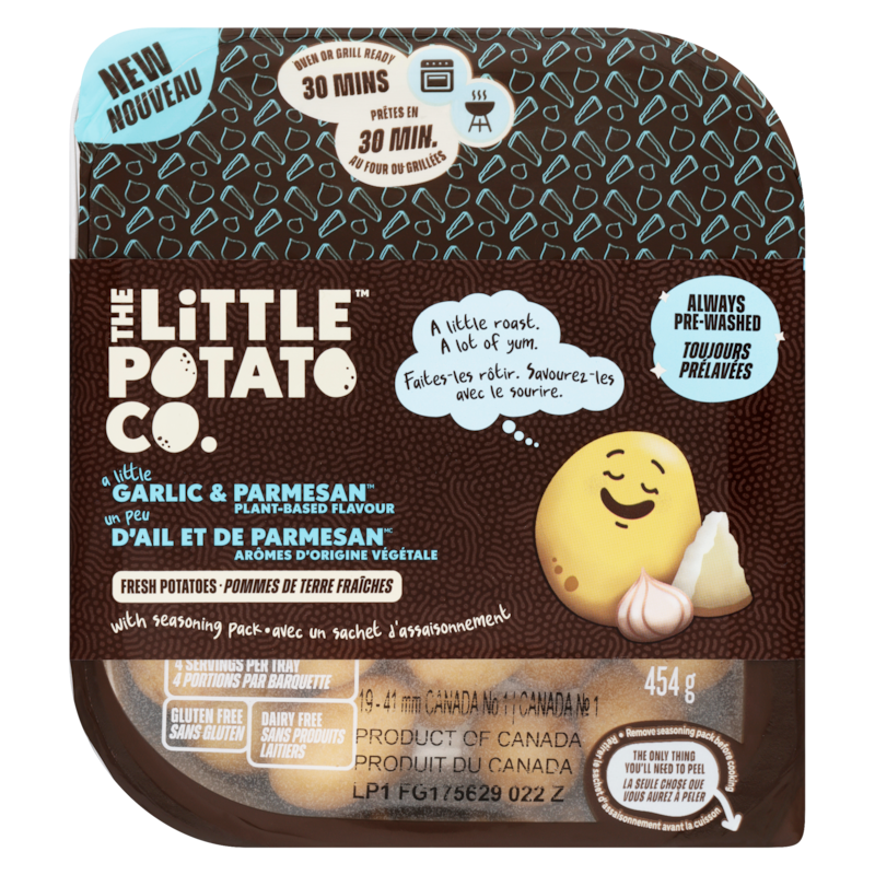 The Little Potato Company Oven Ready Garlic & Parmesan, Plant-Based