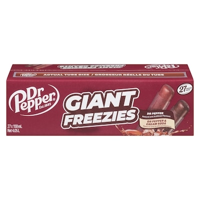 Dr Pepper Giant Freezies 27x150.0 ml, $0.32/100ml