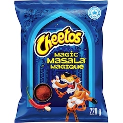 Frito-Lay Soufflés grignotines de maïs aromatisées Masala magique 220 g, 2,50 $/100g