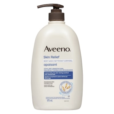 Aveeno Nettoyant corporel apaisant 975 ml, 2,00 $/100ml