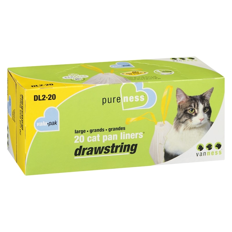 Pure Ness Cat Pan Liners Drawstring Large