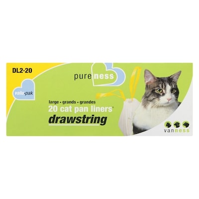 Pure Ness Cat Pan Liners Drawstring Large