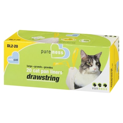 Pure ness cat pan liners drawstring grands