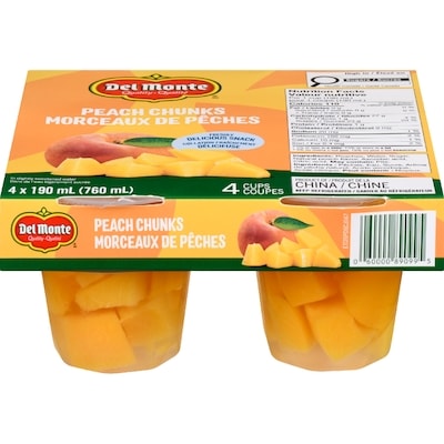 Del Monte Peach Chunks 760 ml, $1.45/100ml