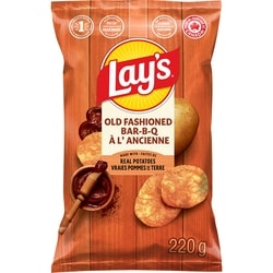 Lay's Old Fashioned Bar-B-Q flavoured Potato Chips 220 g, $2.27/100g