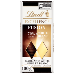 EXCELLENCE Fusion 70% Dark & White Chocolate Bar