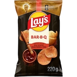 Lay’s Croustilles assaisonnées Bar.B.Q. 220 g, 1,82 $/100g