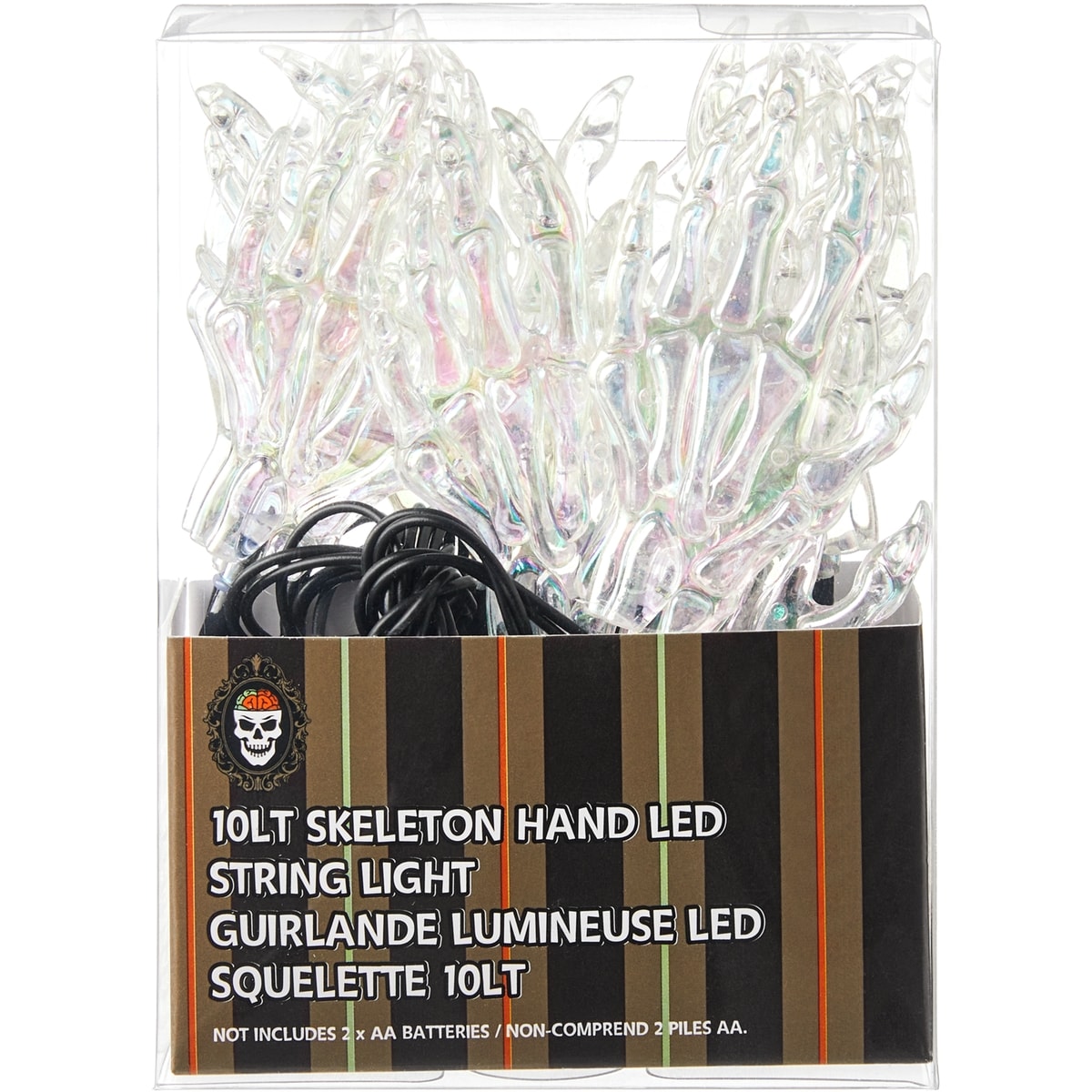 Life at Home LED Skeleton Hand String Lights 10 Count 1 ea, $7.00/1ea