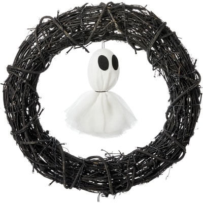 null Couronne d’Halloween en rotin à DEL 1 ea, 39,00 $/1ch