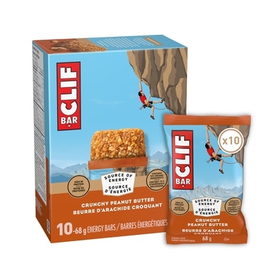 CLIF BAR Energy Bars, Crunchy Peanut Butter 10x68.0 g, $2.64/100g