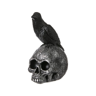 null Skull and Crow Decoration 1 ea, $10.00/1ea
