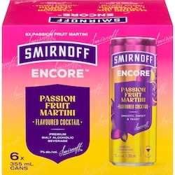 Smirnoff Alcoholic Beverage Passion Fruit Martini Flavoured