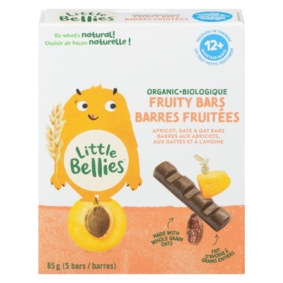 Little Bellies Fruity Bars Organic Apricot, Date & Oat Bars 12+ Months 85 g, $6.46/100g