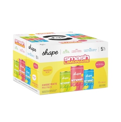 null smash Limonade cas mixte (Pièce d’identité requise au moment du ramassage) 12x355.0 ml, 0,66 $/100ml