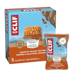 CLIF BAR Energy Bars, Crunchy Peanut Butter 5x68.0 g, $3.09/100g