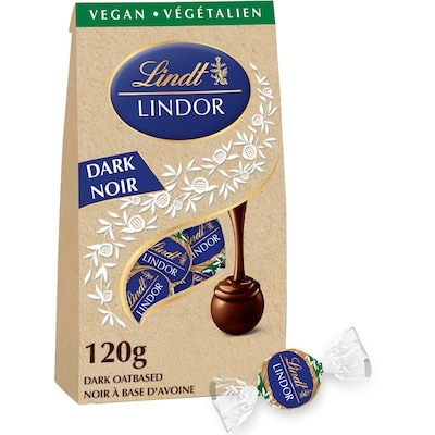 Lindt LINDOR Vegan Dark Chocolate Truffles Bag 120 g, $9.16/100g