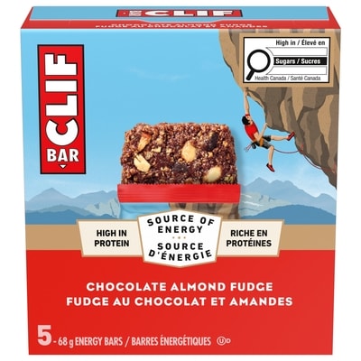 CLIF Energy Bars Chocolate Almond Fudge, Granola Bar 5x68.0 g, $2.94/100g