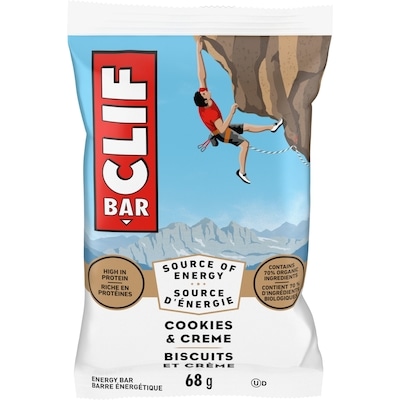 CLIF BAR Energy Bars, Cookies & Creme, Granola Bar, High in Protein (Case of 12) 12x68.0 g, $2.57/100g