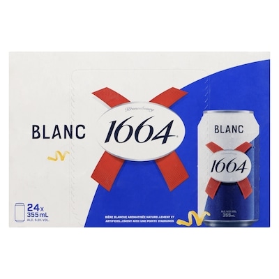 Bière blanche aromatisée naturellement et artificiellement avec une pointe d'agrumes blanc (Pièce d’identité requise au moment du ramassage)