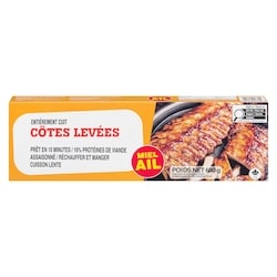 null Entièrement cuit côtes levées miel ail 680 g, 1,32 $/100g