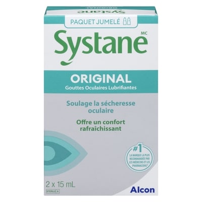 Systane Original gouttes oculaires lubrifiantes paquet jumelé 30 ml, 74,97 $/100ml