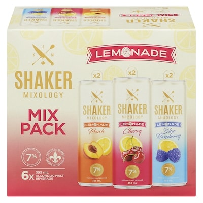 null Alcoholic Malt Beverage Lemonade Mix Pack (ID required at pick-up) 6x355.0 ml, $0.70/100ml
