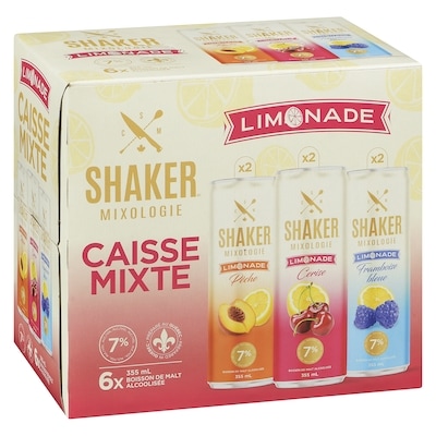 Boisson de malt alcoolisée limonade caisse mixte (Pièce d’identité requise au moment du ramassage)