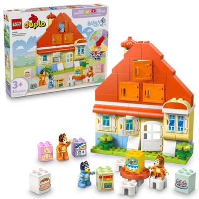 LEGO DUPLO Bluey: Bluey’s Family House with Memory Game 10459 1 ea, $90.00/1ea