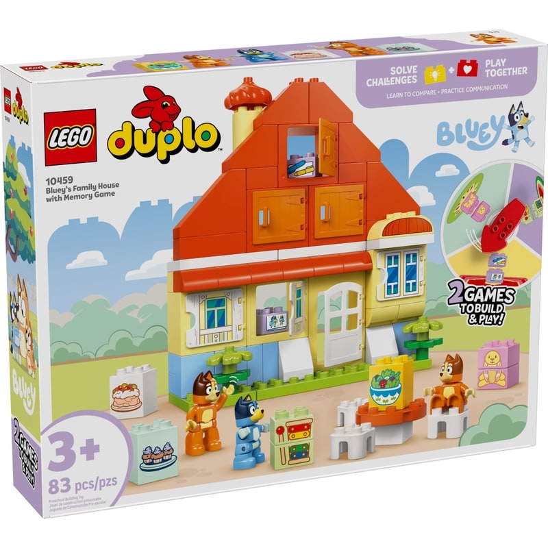 DUPLO Bluey: Bluey’s Family House with Memory Game 10459