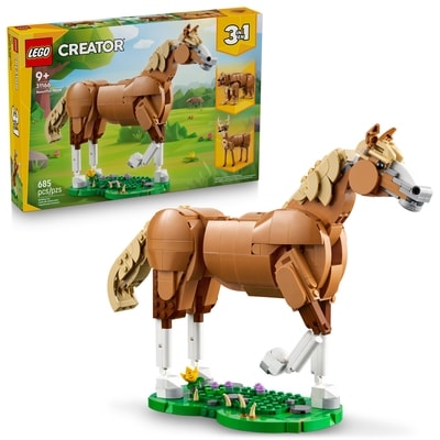 LEGO Creator 3 in 1 Beautiful Horse Building Toy 31166 1 ea, $65.00/1ea