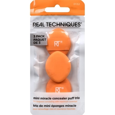 Real Techniques Mini Miracle Concealer Puff Trio 1 ea, $12.99/1ea