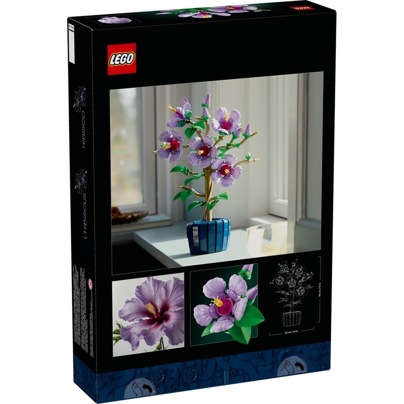 Botanicals Hibiscus Flower Building Set 10372