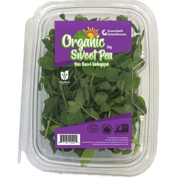 null Greenbelt Greenhouse Organic Sweet Pea 50 g, $7.98/100g